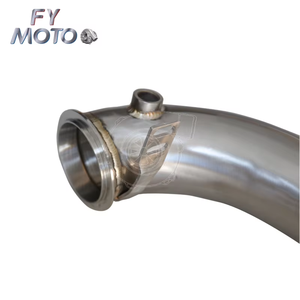 Tubo de bajada M PERFORMANCE de acero inoxidable compatible con motor <span class=keywords><strong>BMW</strong></span> M5 F90 <span class=keywords><strong>M8</strong></span> F91/F92/F93 2017-2021 S63 SS304 - Product Image 6