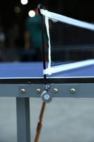 Table de tennis de table de taille moyenne de 6 pieds, pliable et portable, ensemble de table de ping-pong pour jeux en intérieur et en extérieur avec filet