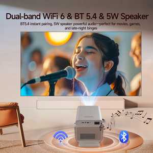 โปรเจคเตอร์ X7 800ANSI รองรับ 8K HD 1080P WiFi6 BT5.4 LCD LED สำหรับใช้งานกลางแจ้งและในบ้าน พกพาสะดวก หน่วยความจำ 16GB RAM - Product Image 6