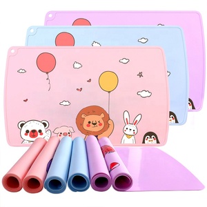 Nouveau Tapis de Table en Silicone de Qualité Alimentaire Personnalisé 2026 pour Enfants Montessori, Tapis de Tablette en Silicone Imperméable, Non Toxique et Inodore - Product Image 1