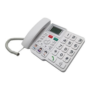 Téléphone <span class=keywords><strong>fixe</strong></span> sans fil <span class=keywords><strong>4G</strong></span> GSM FWP, téléphone de bureau pour les personnes âgées, grands claviers - Product Image 5