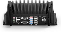 Mini PC sans ventilateur Win 11 Core I7-10510U 8 Go de RAM 256 Go de SSD Linux Desktop 6 X COM RS232/422/485 GPIO 4K 3xDisplay