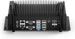 Mini PC sin Ventilador con Windows 11, Core I7-10510U, 8GB de RAM, 256GB SSD, Mini Computadora de Escritorio con Linux, <span class=keywords><strong>6</strong></span> Puertos <span class=keywords><strong>COM</strong></span> RS232/422/485, GPIO, 4K 3xDisplay - Product Image 2