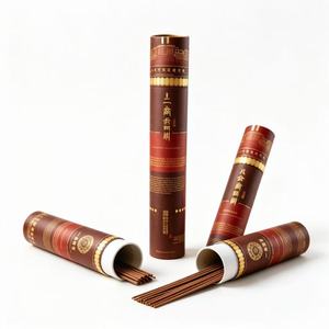 Paper Tube Incense Stick Packaging with Gold Foil Hot Stamping <b>Recyclable</b> Craft Gift <b>Box</b> - Product Image 4
