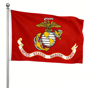 Bandiere Marine 3x5ft in Poliestere Impermeabile, Stampa Serigrafica su Due Lati, Stampa a Trasferimento Termico - Product Image 1