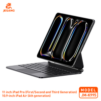 Casing Keyboard Tablet BT Magnetik Mengambang dengan Touchpad, Kompatibel dengan Tablet 11 inci & Tablet 10,9 inci