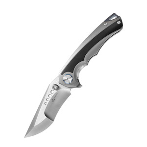 Cuchillo Plegable PioneerEDC <span class=keywords><strong>ELMAX</strong></span> de Aleación de Titanio con Hoja Lisa para Exteriores, 23CM, para Supervivencia en la Naturaleza, Camping y Uso Portátil - Product Image 6