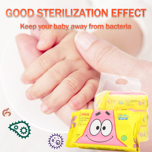 Machine de fabrication de lingettes humides pour bébés de haute qualité, biodégradables et sensibles, non parfumées, Offre Spéciale avec logo personnalisé pour enfants - Product Image 4