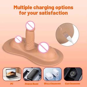 Vibrador Dildo Sit and Ride con Control Remoto, Motor Dual, 10 Modos, Estimulador de Clítoris, Punto G y Anal, Juguetes Sexuales para Parejas, <span class=keywords><strong>Mujeres</strong></span> y <span class=keywords><strong>Hombres</strong></span> - Product Image 4