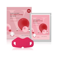 Masque pour le cou Cactus V-Face Lifting & Firming avec collagène et caféine hydratant pour tous les types de peau