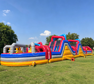 Parcours d'obstacles gonflable commercial, parcours d'obstacles gonflable avec pistolets <span class=keywords><strong>Nerf</strong></span> - Product Image 5
