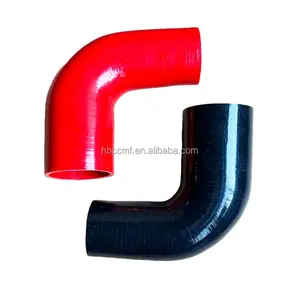 汽车通用水硅橡胶软管，用于180度U形弯头4层5毫米厚度蓝色散热器零件