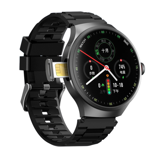 2026 VP50 Smart Phone Rotating Camera Card-Insertion Watch Heart Rate Monitor Titanium Band International
