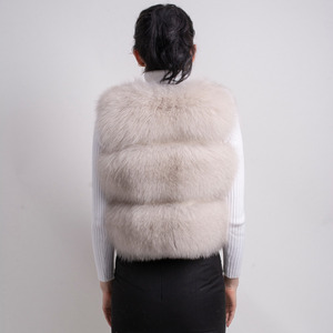 Colete de Pele de Raposa Natural Real YY8001 para Mulheres - Product Image 4