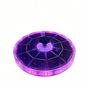 Solar Powered Floating Water Fountain 2.5W LED Light Garden Pond Decorative Feature Outdoor Courtyard Bird Bath - Product Image 3