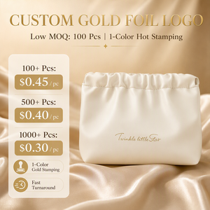 HANFEIZI Pochette Impermeabile in Pelle PU con Logo Personalizzato, Borsa Organizer per <span class=keywords><strong>Trucchi</strong></span>, <span class=keywords><strong>Borsetta</strong></span> per Cosmetici - Product Image 4