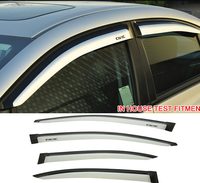 Venta caliente Extra Durable Rain Guards Fit visera de lluvia de coche