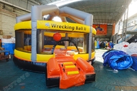 Château gonflable LilyToys Wrecking Ball pour parc d'attractions et aire de jeux en plein air