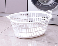 Panier de rangement cylindrique pliable en PP 42L pour linge, 46x63x28cm, idéal pour la salle de bain et le rangement de vêtements - Grande Vente