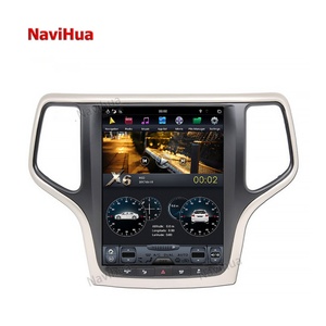 NAVIHUA Android Touch Screen Car Radio GPS Navi Multimedia Video <b>DVD</b> <b>Player</b> for Tesla Style Jeep Grand Cherokee 2012-2018 - Product Image 3