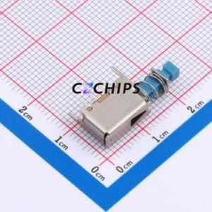 XKBS12E05-W <b>Push</b> <b>Button</b> <b>Switch</b> Through hole Component (THT) <b>Switch</b> No Lock Square <b>Button</b> Through Hole 100mA - Product Image 2