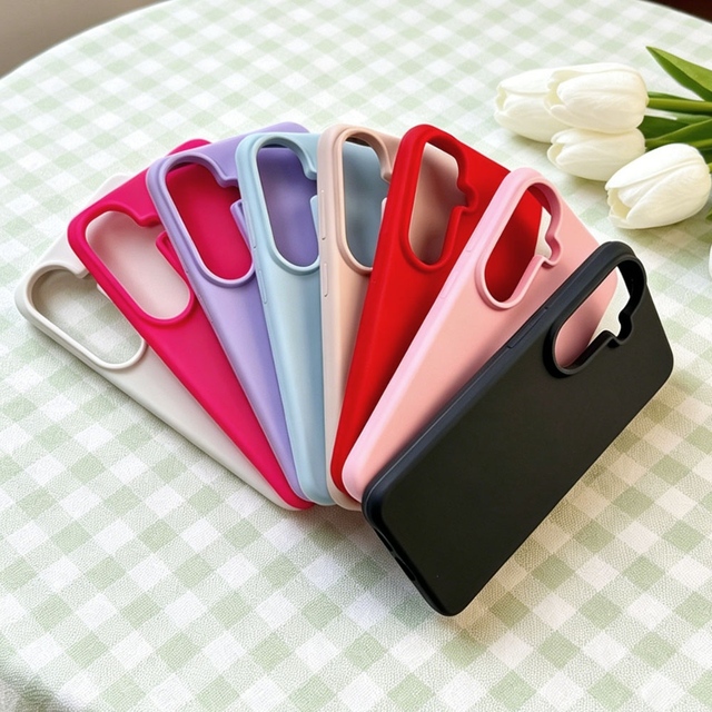 For Samsung Galaxy S26 Candy Color Silicone Phone Case Waterproof Phone Cover 8 Color Options Bulk Phone Shell for Galaxy S25
