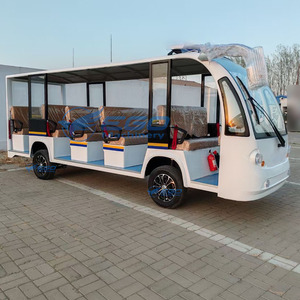 Autobús Turístico Eléctrico Blanco de 14 Asientos en Oferta, Ideal para Turismo y Patrullaje Urbano Autobús Turístico Personalizable - Product Image 5