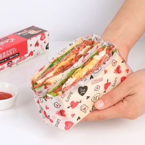 Emballage pour sandwichs et hamburgers, papier sulfurisé anti-graisse, impression de logo personnalisé, qualité alimentaire - Product Image 6