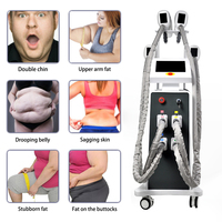 Appareil de Cryolipolyse Professionnel 6-en-1 à 4 Têtes Verticales pour Salon de Beauté, avec Fonctions Cryolipolyse, 40K et RF pour Amincissement Facial - Vente Chaude Fabricant