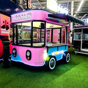 Customized Mobile Street Food <b>Trailer</b> Electric Traction Drive Customizable Size Color for Outdoor Street Vending for Cafe Ice - Product Image 1