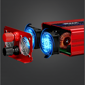 Convertisseur de puissance à onde sinusoïdale pure 110V 3000W avec démarrage progressif, sortie unique, DC 12V 24V, <span class=keywords><strong>pour</strong></span> camping-car et <span class=keywords><strong>maison</strong></span> mobile - Product Image 5