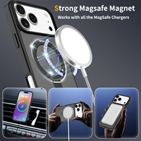 Coque de protection magnétique personnalisée antichoc effet seconde peau mate douce de qualité supérieure pour iPhone 17 18 Pro Max avec support – Vente en gros en vrac
