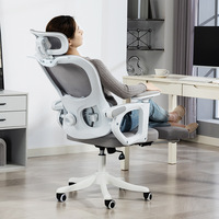Chaise de bureau ergonomique pour ordinateur, réglage en hauteur, accoudoirs 3D, siège inclinable en nylon pour streamer/e-sport, utilisation prolongée assise