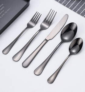 Luxury 5pcs Stainless Steel Gold Flatware Eco-Friendly Tableware Cutlery <b>Knife</b> and Fork <b>Set</b> for Weddings - Product Image 6
