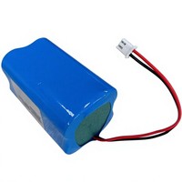 Paket Baterai Custom ICR18650 3.7volt 3.7V 10Ah 18650 1s4p dengan Steker 2Pin