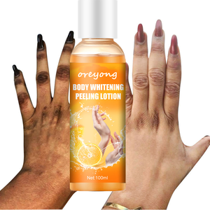 Tiktok-gel de loción Exfoliante para el cuidado de la piel, crema cosmética coreana para el cuerpo, blanqueamiento de nudillos oscuros, elimina la piel muerta, naranja, 2022 - Product Image 1