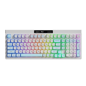 Silent RGB Backlit 3 Modes Wireless Bluetooth <b>Keyboard</b> Cute Design For Girls Office Work E-sports Laptop Computer <b>Keyboard</b> - Product Image 1
