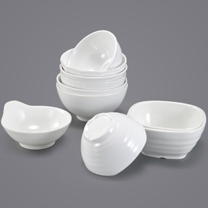 Biểu tượng tùy chỉnh hình dạng hiện đại nhà bếp gạo thực phẩm ăn tối bát thìa cơm canh Ramen melamine bát - Product Image 6