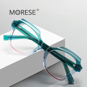 Gafas XINLI2142 para Niños, Monturas Modernas de TR90 con Patrón Geométrico, Color Degradado, Corte Láser, para Lectura, con Patillas Delgadas - Product Image 1