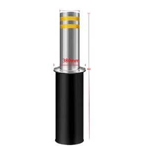 Columna de Elevación Hidráulica Automática de Acero Inoxidable para Seguridad en Estacionamientos, Protección y Control de Acceso de Vehículos - Product Image 1