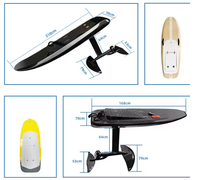 SHARK Haute Vitesse 50 KM/H Hydroptère Électrique Planche De Surf Longue Distance Gonflable avec Sac Inclus Pompe Numéro De Modèle Efoil Embarquement