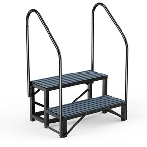 Escaleras Móviles para Casa Rodante <span class=keywords><strong>de</strong></span> 2 Peldaños con Dos Pasamanos - Product Image 1