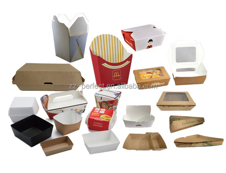 Tốc Độ Cao Dùng Một Lần Giấy Ăn Trưa Burger Box Làm Máy Ép