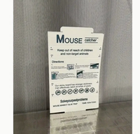 Piège à souris pliable avec colle adhésive, sûr et discret, pour la lutte antiparasitaire à la maison, dans la cuisine et l'entrepôt