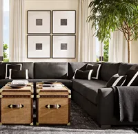 Sofá Seccional Sassanid, Gran Oferta, Minimalista, Súper Cómodo, de Lujo, para Sala de Estar, con Chaise Longue y Asiento de Banco