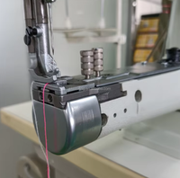Machine à coudre industrielle à point noué à pied de marche pour reliure horizontale à lit cylindrique 335
