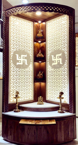 Stylish Wooden Pooja <b>Mandir</b> For Home Modern Teak Wood <b>Mandir</b> for Pooja Room Handmade Wooden Prayer Temple for Home Decoration UK - Product Image 5