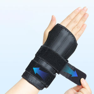 Nuovissimo Supporto per Polso Elastico e Traspirante con <span class=keywords><strong>Velcro</strong></span> Regolabile, Doppia Pressione, Protezione Articolare con Piastra in Alluminio - Product Image 4