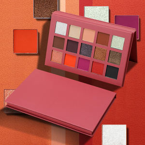 도매 15색 프라이빗 라벨 아이섀도우 팔레트 롱래스팅 논스플래터 글리터 글리터 아이섀도우 팔레트 - Product Image 2