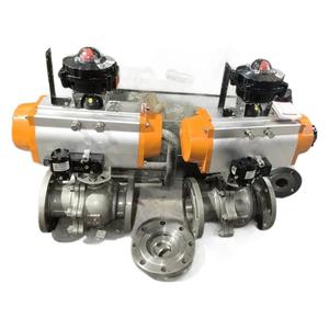 Nuevo Válvula de Bola Neumática Flotante Q641F-16C de Acero Inoxidable Fundido para Suministro de Agua y Drenaje con Triple Puerto - Product Image 5